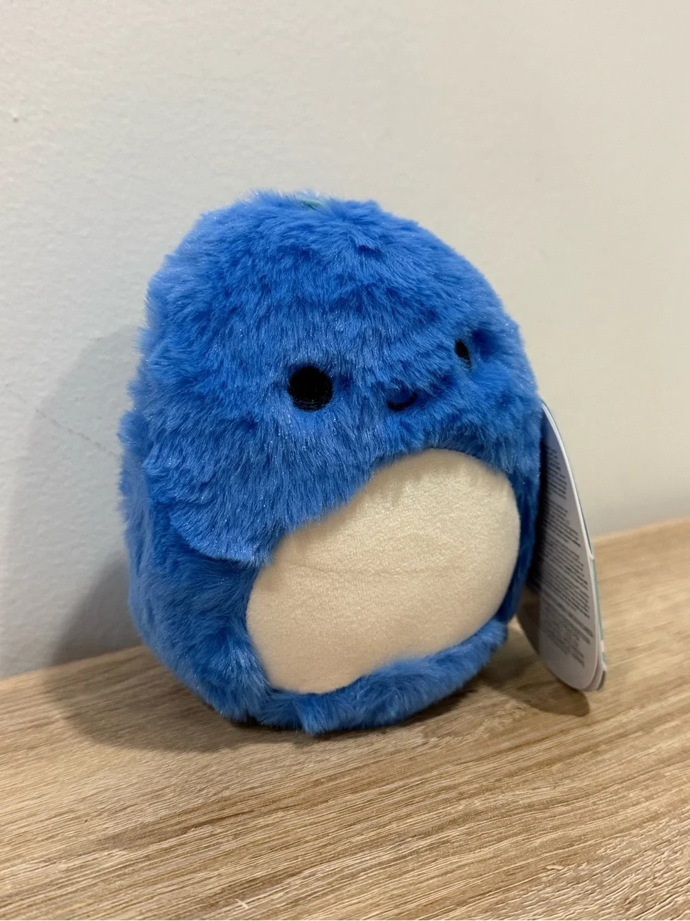 Squishmallows FuzzAMallows Brody Blue Dinosaur 5